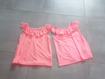 Débardeur x2 fluo H&M  #10ans_krocaro