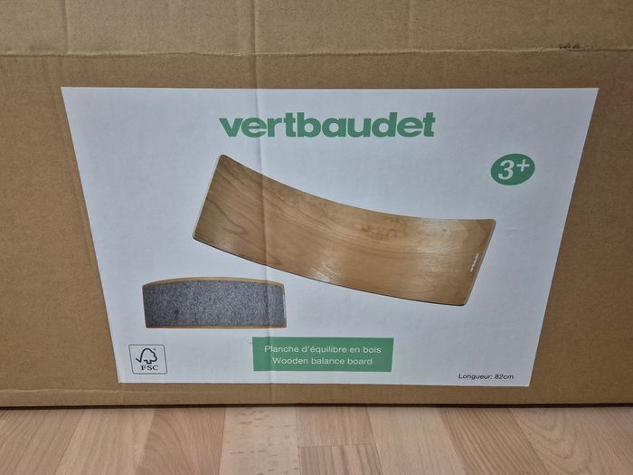 Planche d'équilibre Bois Vertbaudet Neuf - photo numéro 5