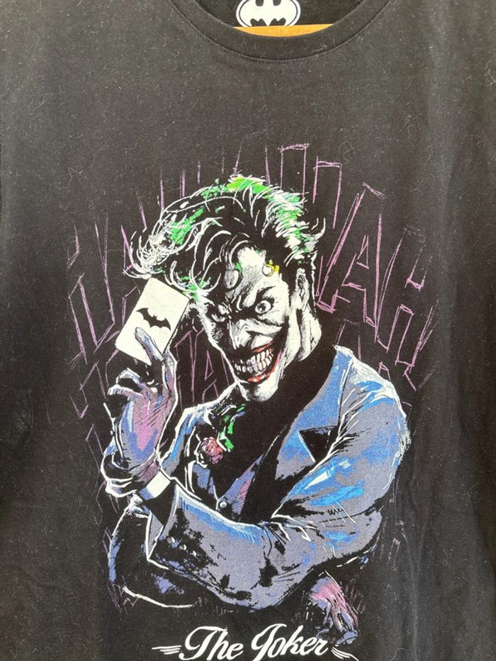 t-shirt noir the joker batman taille S - photo numéro 4