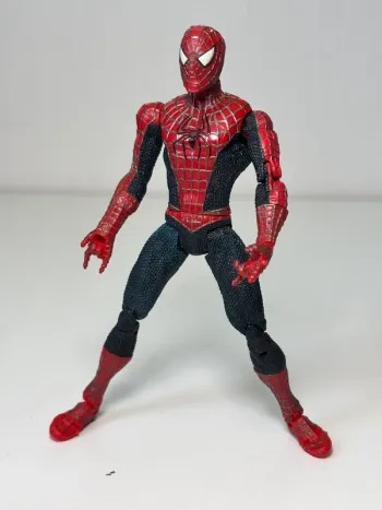 Toybiz 2003 Spiderman 2 Film Super Posable Tobey Maguire Punching Action figurine action figure