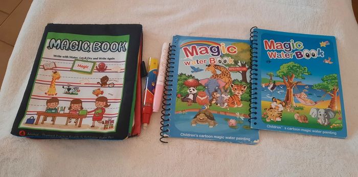 Lot cahier Coloriage Magique