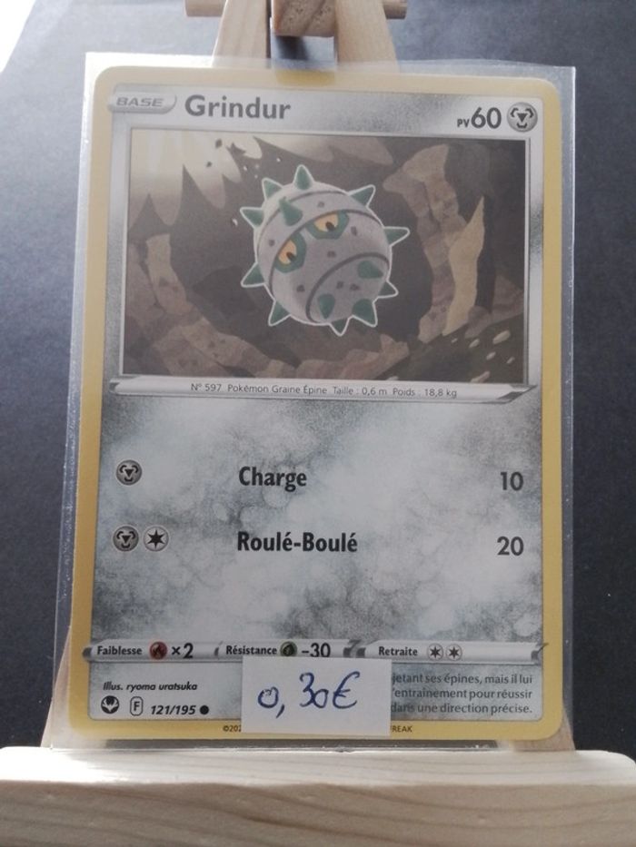 Carte Pokémon Grindur 121/195