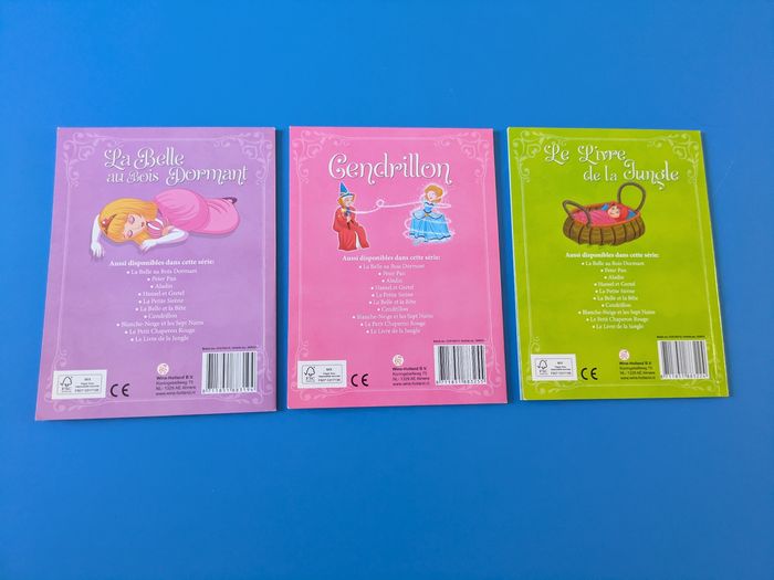 3 livres souples : Cendrillon, la Belle au bois dormant et le livre de la jungle - photo numéro 2