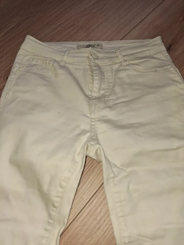 Pantalon beige skinny - photo numéro 2
