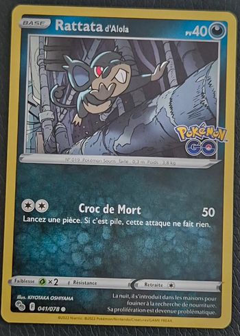 Rattata d'Alola Pokémon Go