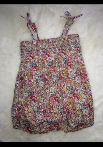 Barboteuse imprimé fleuri 6 mois