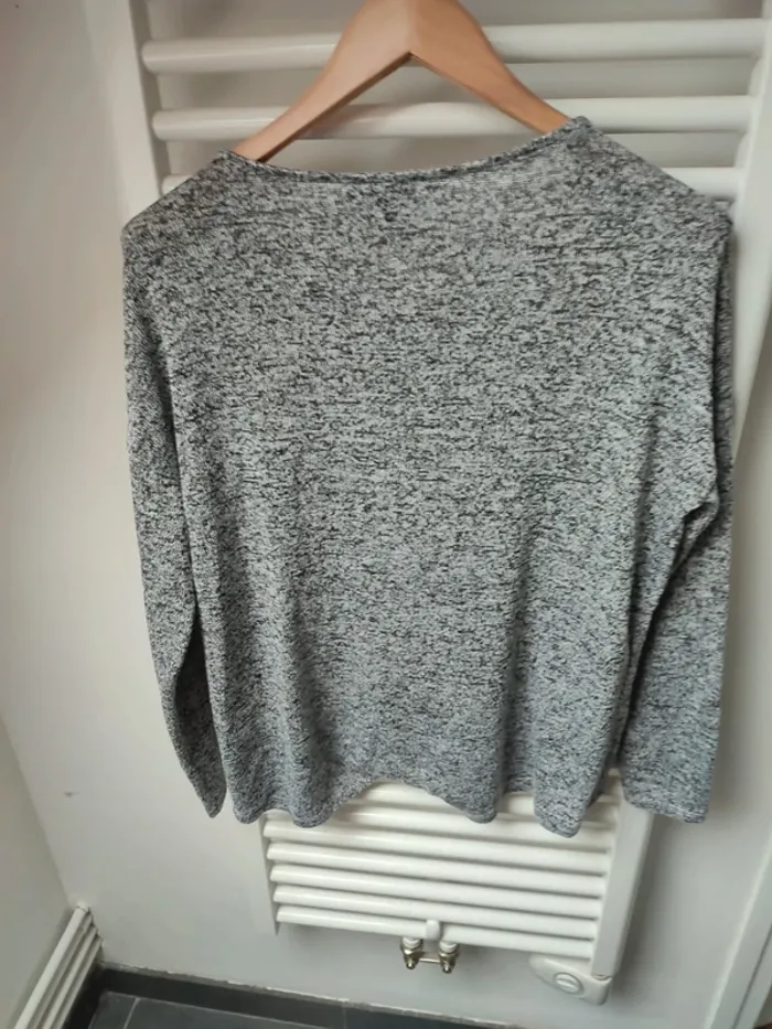 Joli pull chiné L - photo numéro 8