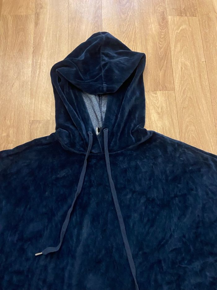 Sweat-shirt velours marine femme L/XL - photo numéro 6