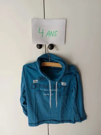 T-shirt col montant TQF 4 ans