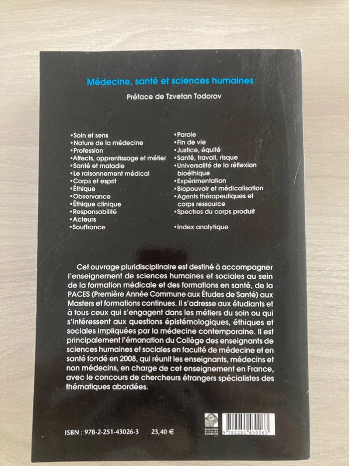 Livre médecine santé et sciences humaines - photo numéro 2