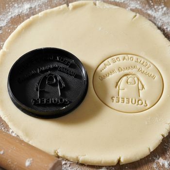 Emporte-pièce personnalisé 8cm pour biscuits et pâtisseries maison
