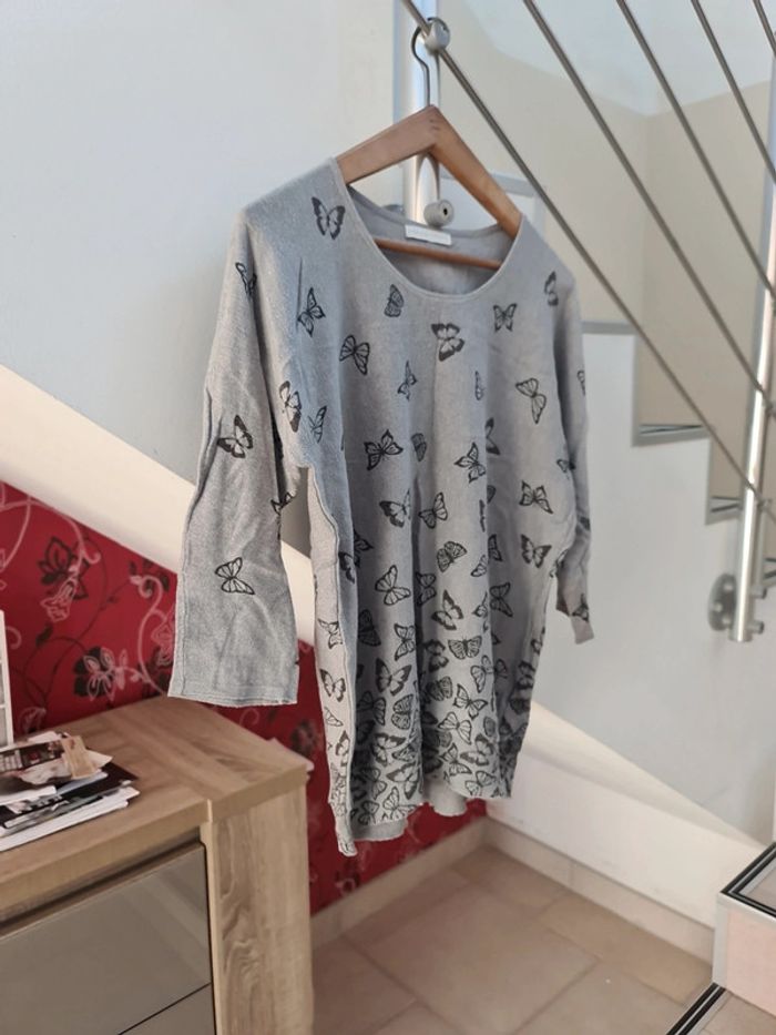 Pull manches ¾ Armand Thiery taille 2 - photo numéro 2