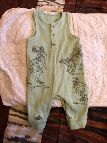 Ensemble garçon 3 mois dinosaure