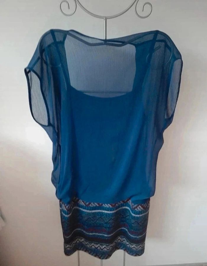 Robe élégante bleue - photo numéro 3
