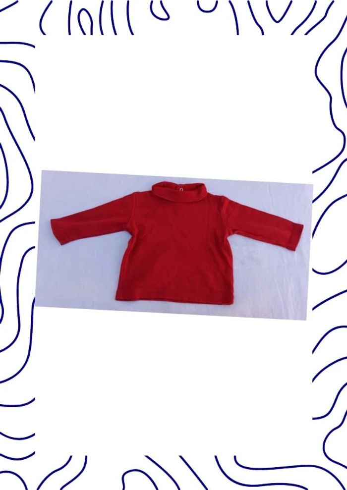 Sous pull 6 mois Petit Bateau