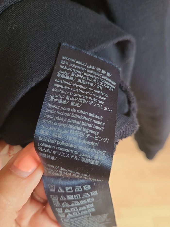 Veste zippée marine 10 ans tommy - photo numéro 6