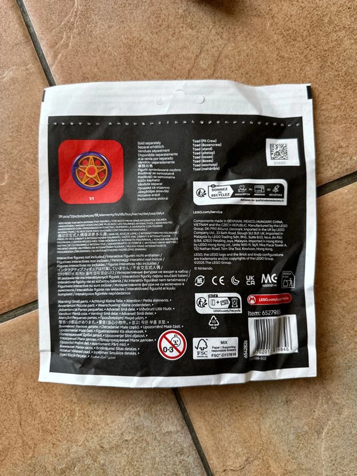 Polybag Lego Super Mario 30702 Toad (pit crew) - photo numéro 3