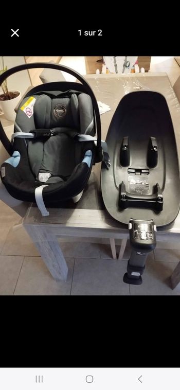 Cosy cybex avec sa basse