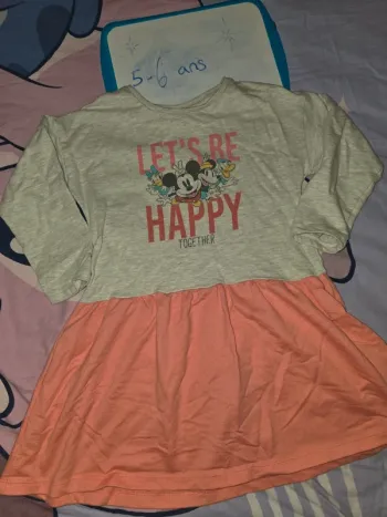 Robe manche longue minnie