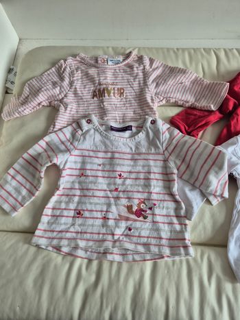 Lot de tee-shirt à manches longues 3 mois