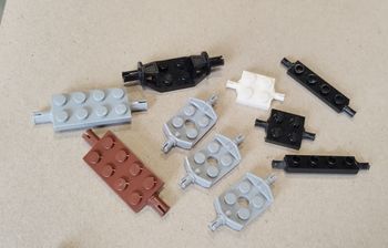 Lot de pièces voiture lego 
