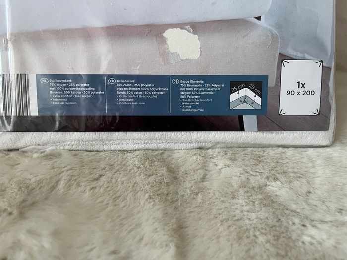 Protège matelas imperméable 90 x 200 cm - photo numéro 2