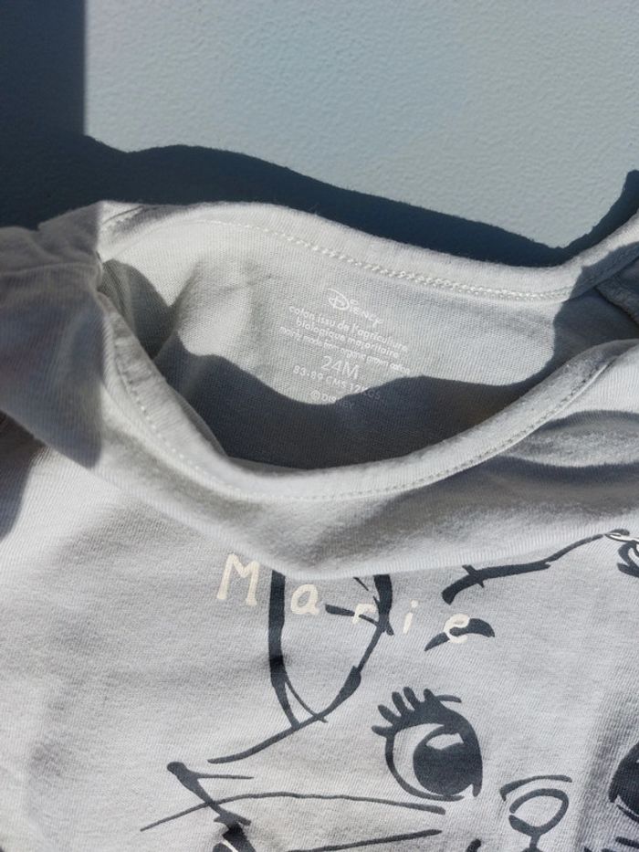 Lot 3 t-shirts manches longues 1 sous pull disney - photo numéro 7