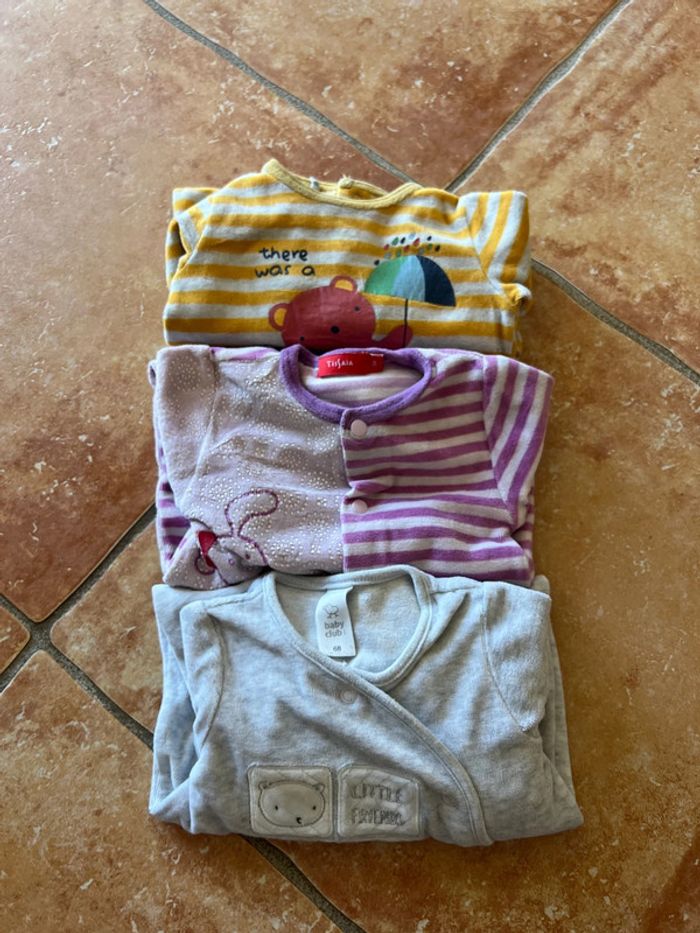 Lot 3 pyjamas polaire 6mois
