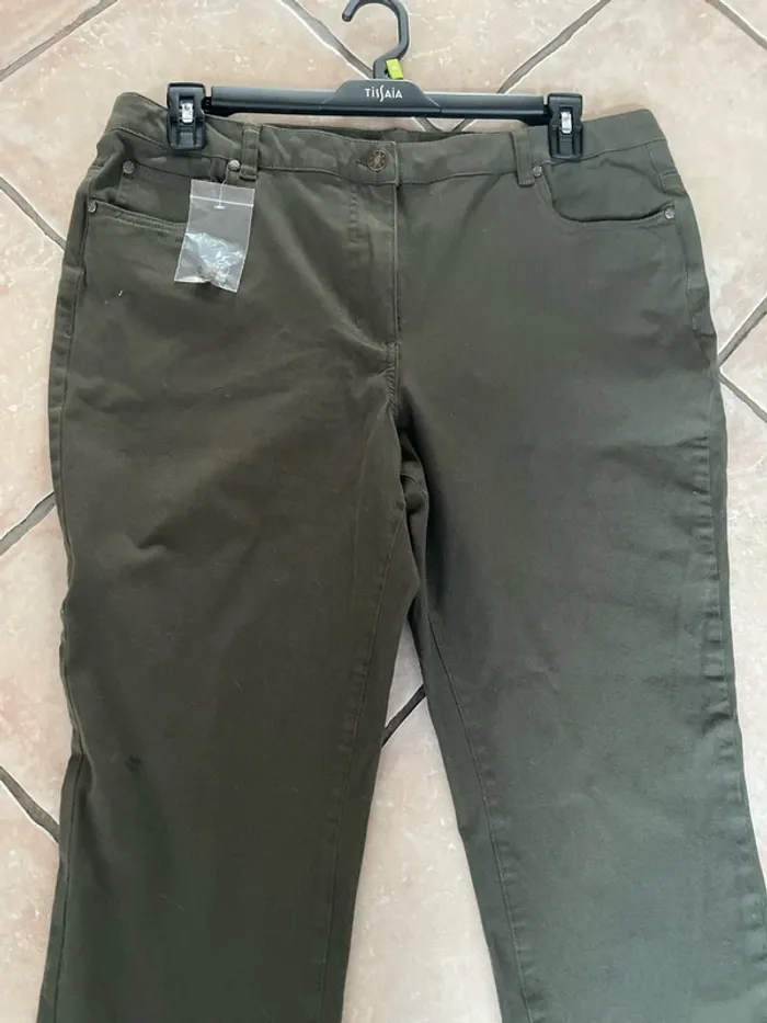 Superbe pantalon neuf en 46 de marque Blanche Porte taille haute - photo numéro 6