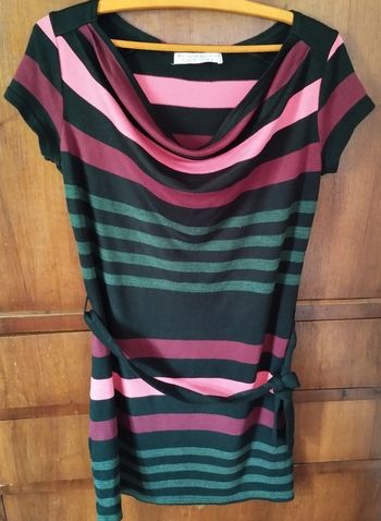 🌹Robe pull rayée moulante - Taille 38 - Cache Cache 🌹