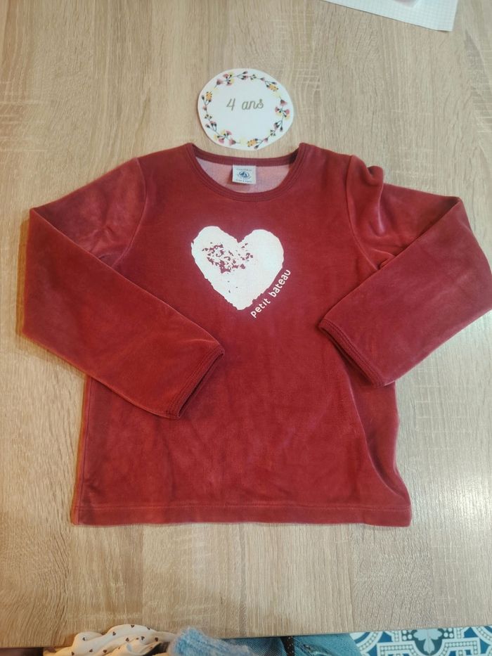 Lot de 2 pyjamas fille 4 ans petit bateau - photo numéro 2