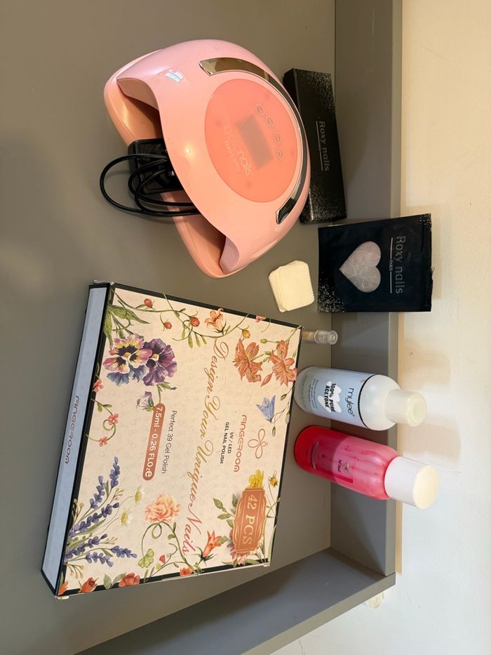 Lot ongle vernis semi permanent lampe uv