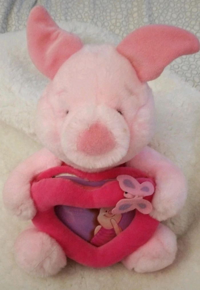 Peluche disney store cadre photo porcinet 28 cm - photo numéro 7