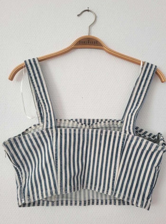 Haut zara coton Taille L neuf - photo numéro 2
