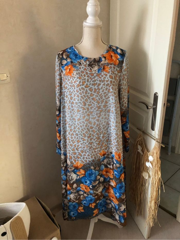 Robe longue trapèze