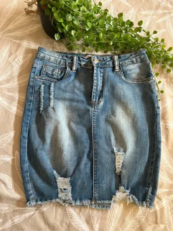 Jupe en jean femme