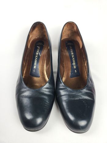 Escarpins Femme Peter Kaiser Noirs - Cuir Vintage - Taille 38