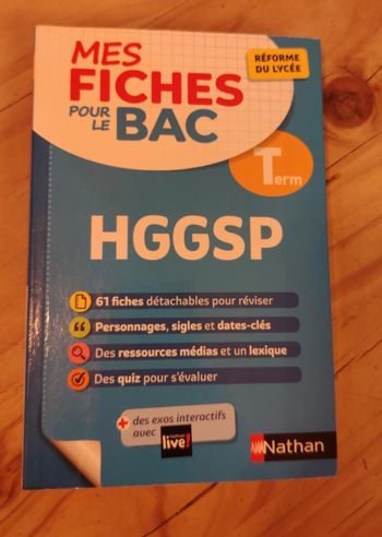 Mes fiches pour le bac