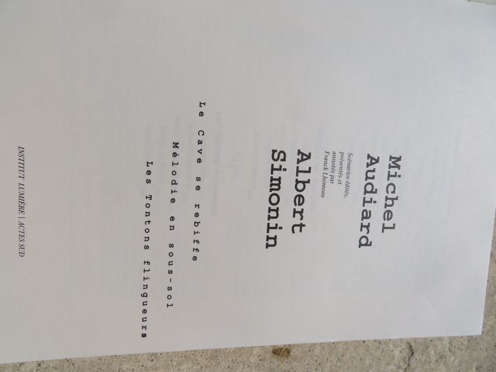 Très beau livre Michel Audiard Le cave se rebiffe etc - photo numéro 7