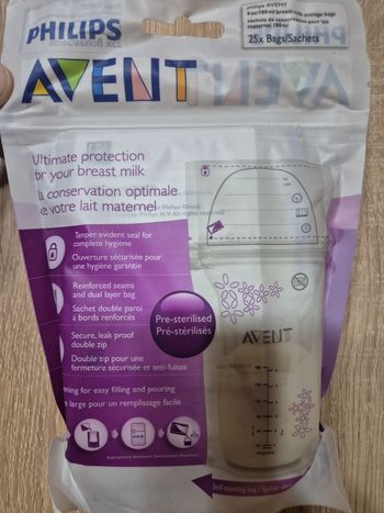 Sachets conservation lait