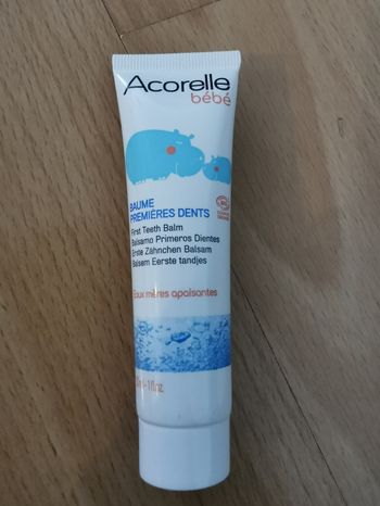 Baume premières dents Acorelle bébé