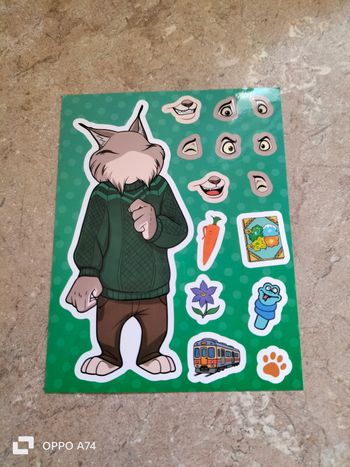 Disney 🩵 Stickers puzzle Zootopie 2