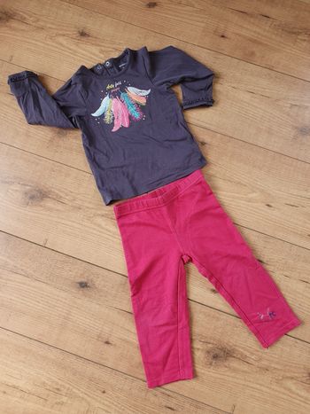 Ensemble jegging + tee-shirt