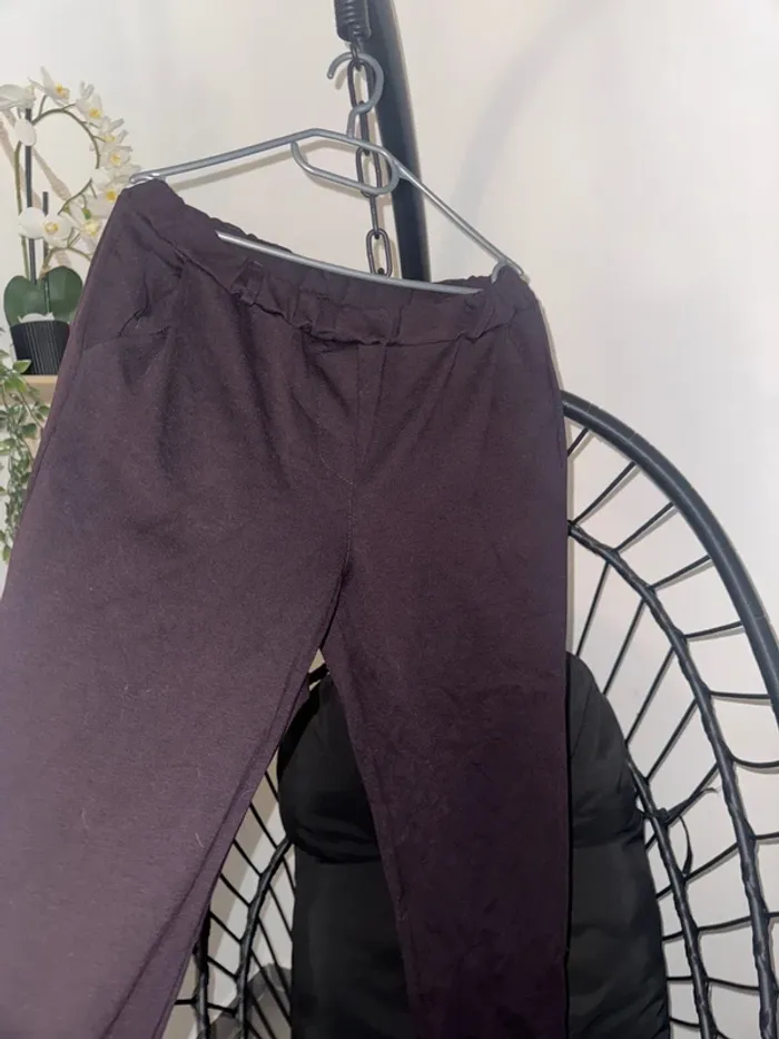 Pantalon femme marron clair – Taille XXXL – Grande taille chic et confortable - photo numéro 2