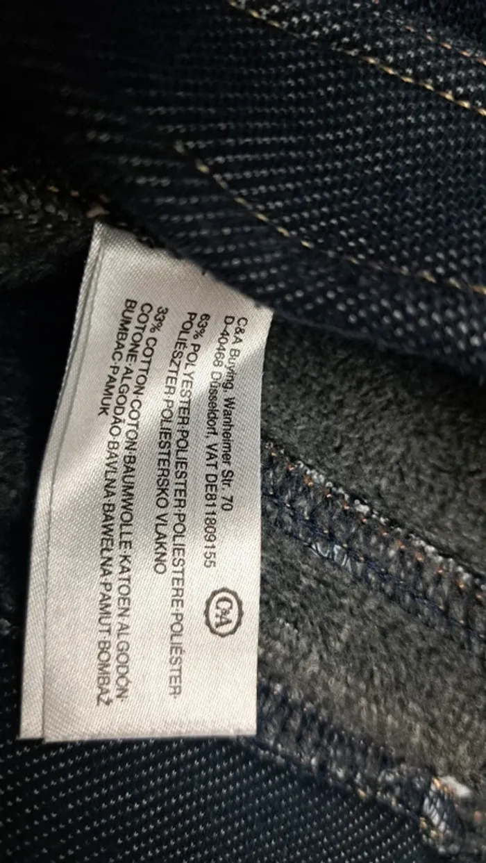 Jegging bleu fourré, C&A, 14 ans - photo numéro 5