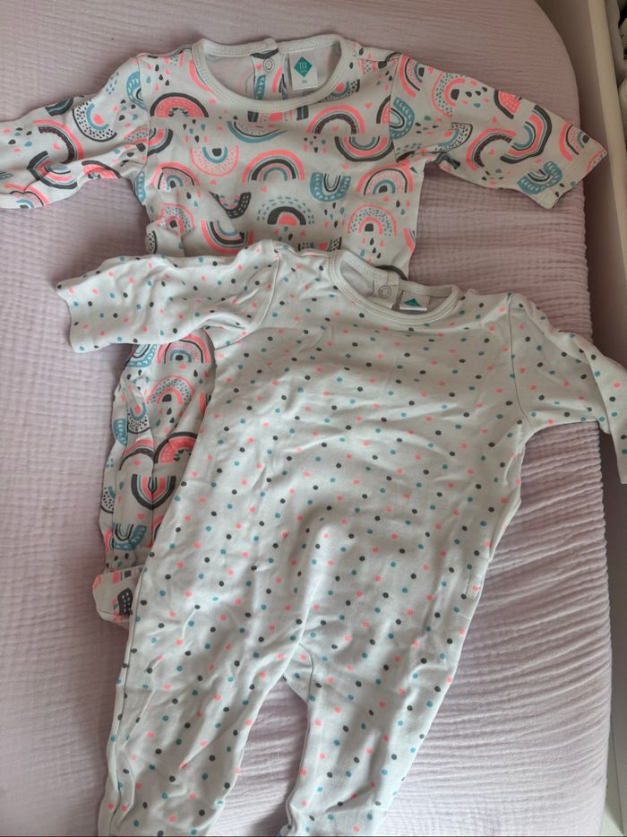 Lot de deux pyjama bébé