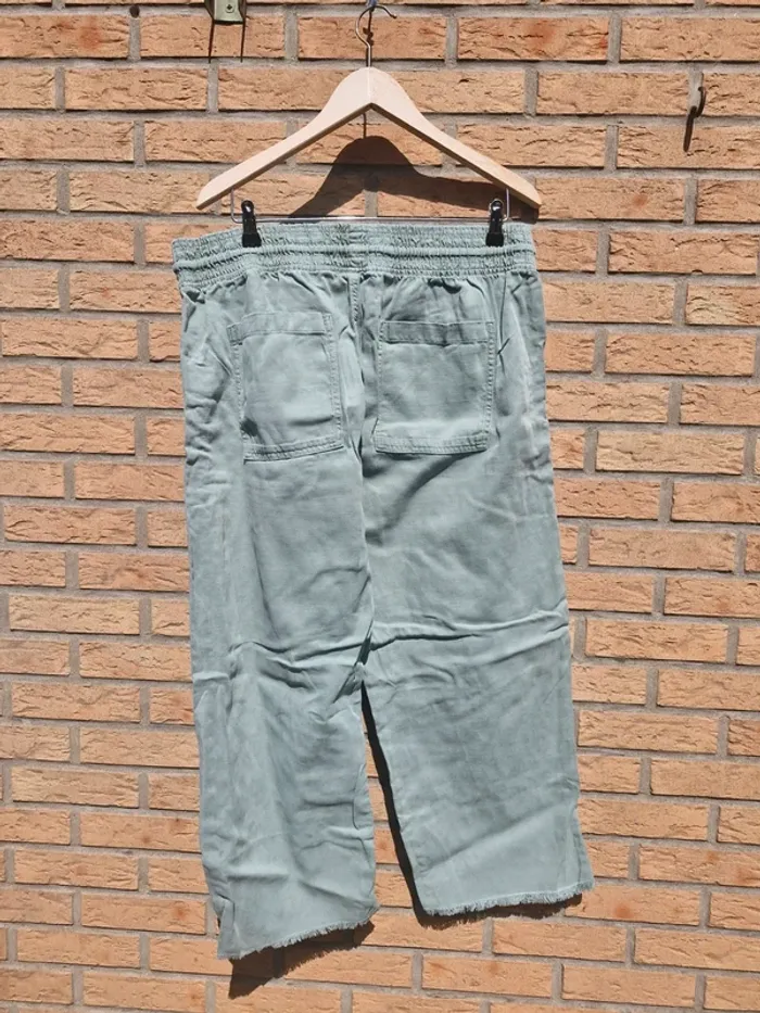 Pantalon jambes larges • vert - photo numéro 3