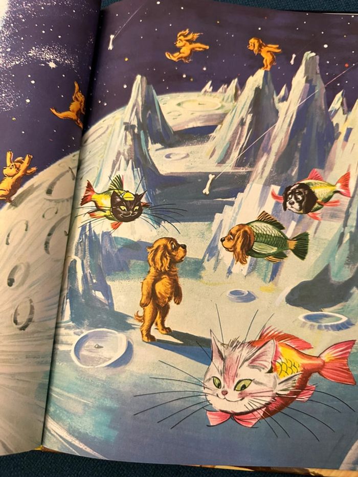 1966 livre ancien Caroline sur la Lune Grands albums Hachette Pierre Probst bd - photo numéro 4