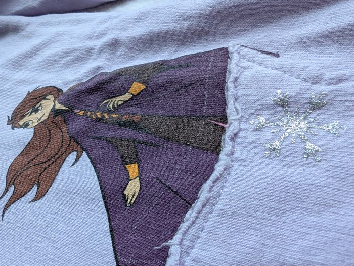Robe pull lilas Reine des Neiges - 4A - Frozen Disney - photo numéro 4