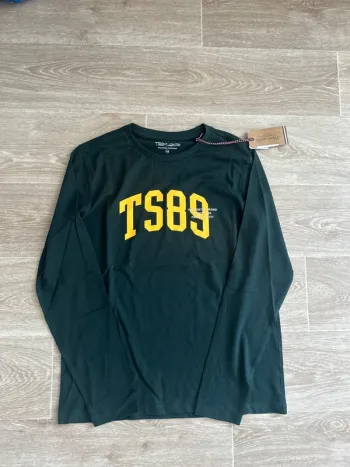 T-shirt à manches longues Teddy Smith vert foncé 16ans